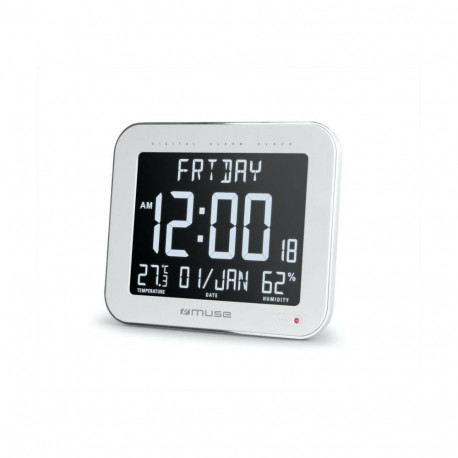 Muse | Wall Clock with Alarm Function | M-090 WMC | White