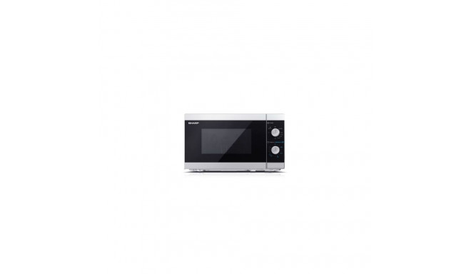 Sharp Microwave Oven with Grill YC-MG01E-S Free standing, 800 W, Grill, Silver