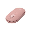 Logitech Mouse | Pebble 2 M350S | Wireless | Bluetooth | Tonal Rose