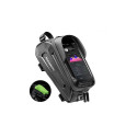 Rockbros Rockbros B68 armored bicycle bag with phone cover 1.5l - black