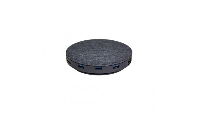Devia UFO 10in1 HUB wireless charger gray