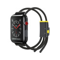 Baseus Let's Go Adjustable Sport Band for Apple Watch 42 / 44 / 45mm Black Yellow