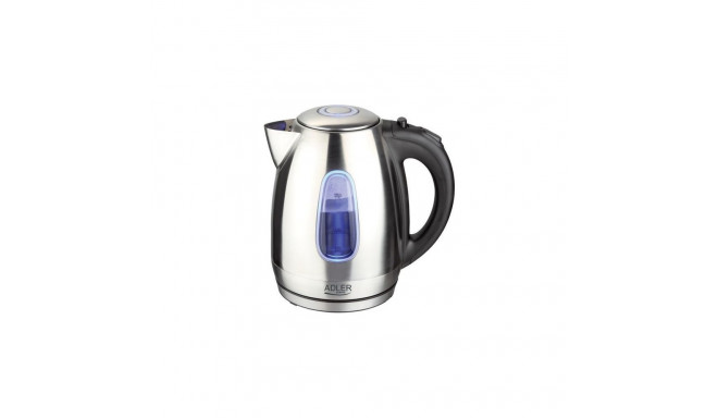 Adler Kettle AD 1223 Standard, Stainless steel, Stainless steel, 2200 W, 360 rotational base, 1.7 L