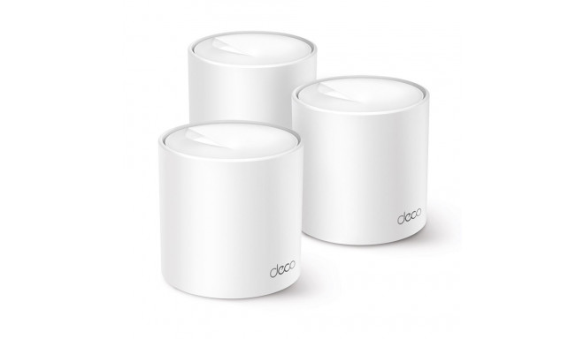 TP-Link AX1500 Whole Home Mesh Wi-Fi 6 System Deco X10 (3-pack) 802.11ax 10/100/1000 Mbit/s Ethernet