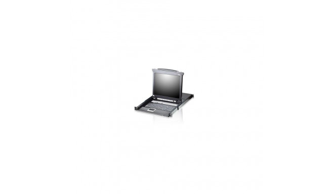 Aten CL5708M 8-Port PS/2-USB VGA 17" LCD KVM Switch with Daisy-Chain Port and USB Peripheral Support