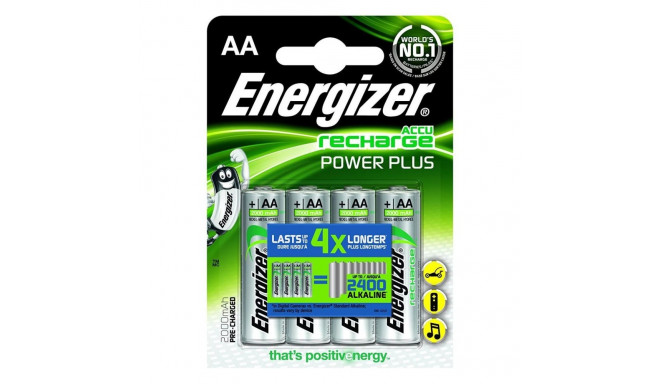 Energizer AA/HR6, 2000 mAh, Rechargeable Accu Power Plus Ni-MH, 4 pc(s)