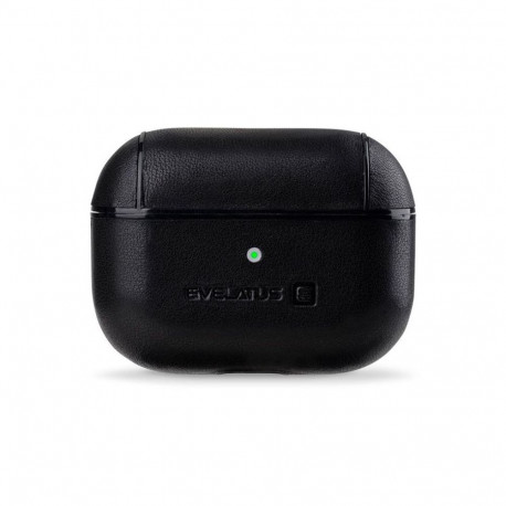 Evelatus Apple AirPods Pro Leather Protective Case Black