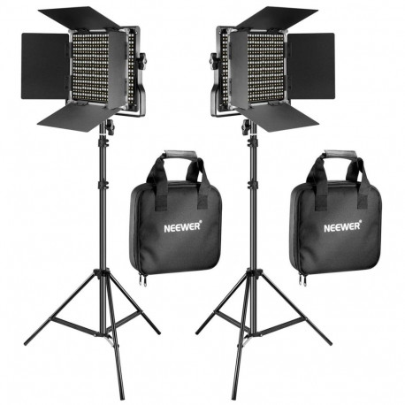 NEEWER NL660, 2x 40 watt Bi-Color LED light incl. stands