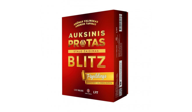 BOARD GAME AUKSINIS PROTAS.BLITZ PAPILD