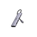 Ugreen 6-in-1 USB-C Hub USB Type-C Silver