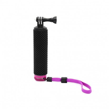 Caruba Padded Floating Handgrip GoPro Mount (Zwart / Paars)