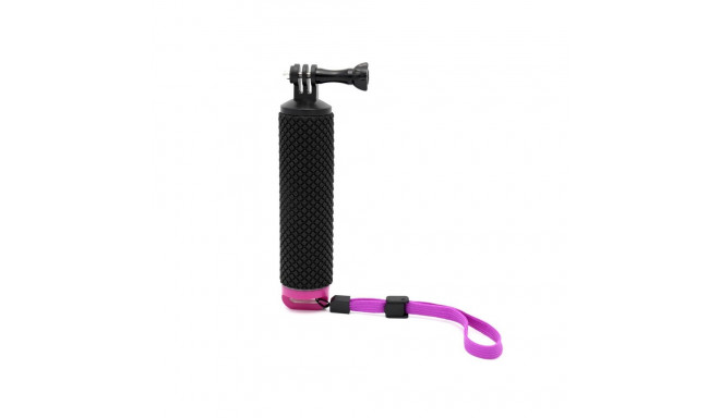 Caruba Padded Floating Handgrip GoPro Mount (Zwart / Paars)