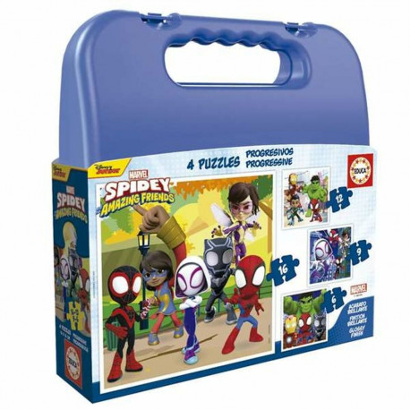 4 Pusle Komplekt Spidey Portfell