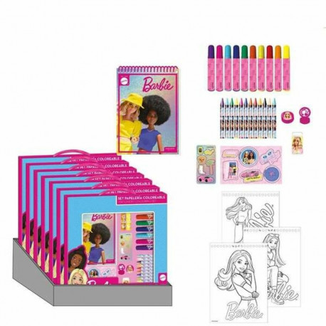 Kontoritarvete Komplekt Barbie Roosa