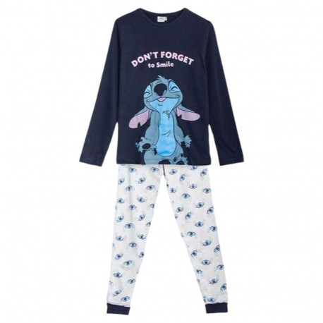 Pyjama Stitch Blue - XXL