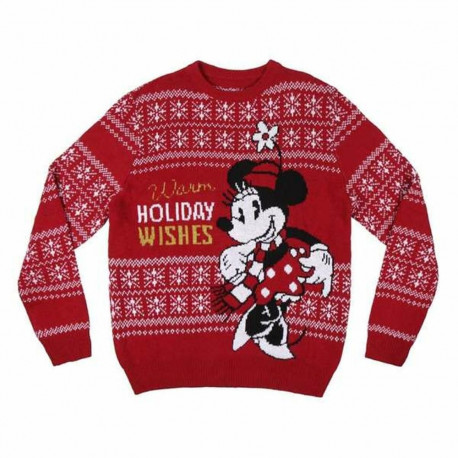 Sviiter, naiste Minnie Mouse Punane - XS