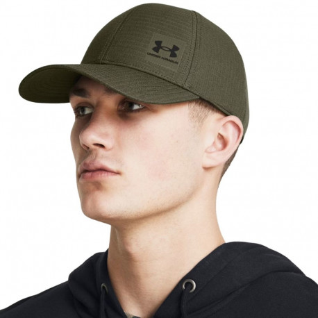 Czapka z daszkiem męska Under Armour Iso-chill Armourvent Strech Fit khaki 1383438 390 M/L