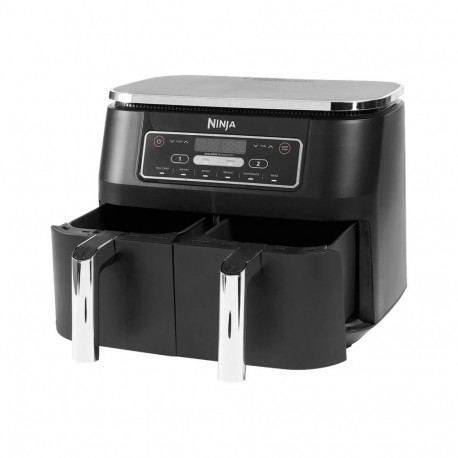NINJA õhufritüür AF300 võimsus ühe korviga 1200W, kahe korviga 2400W, maht 7.6L, must