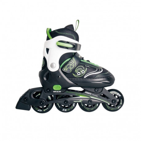 Promotion! Muuwmi children's roller skates size 37-40 green/white AU 427AU