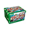 BRIO World 33052 - raudtee ja maantee - luksuslik rööbaste komplekt, suur karp