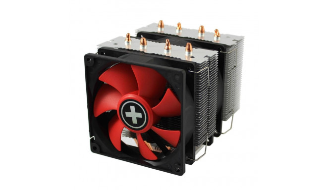 Xilence XC044 arvuti jahutussüsteem protsessori jahuti 9,2 cm must punane