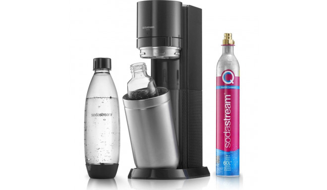Sodastream Duo karbonisaator + 2 pudelit + gaas must