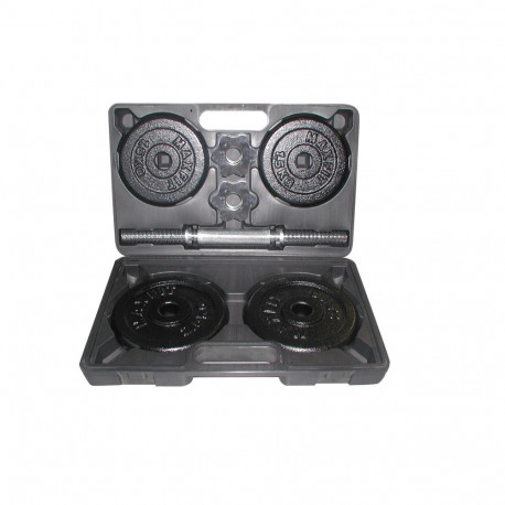 Cast iron weight dumbbells set with case TOORX 1.5-10 kg