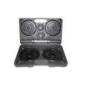 Cast iron weight dumbbells set with case TOORX 1.5-10 kg