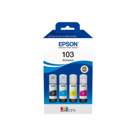 EPSON tindikassett 103 EcoTank L3110 L3111 L3150 L3151 4-värviline mitmekomplekt