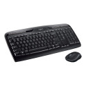 LOGITECH Wireless Combo MK330 Keyboard and mouse set wireless 2.4 GHz International black (US)