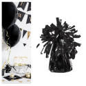 PartyDeco fooliumist õhupalliraskus 7cm, 130g, must