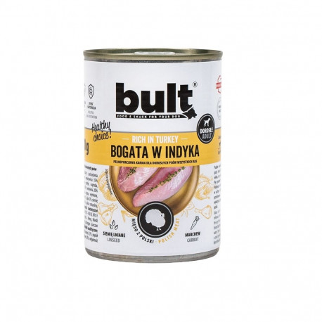 BULT Rich in turkey - wet dog food - 400g