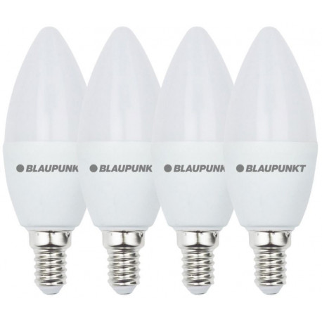 Blaupunkt LED lamp E14 595lm 7W 4000K 4pcs (opened package)