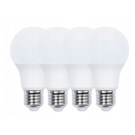 Blaupunkt LED lamp E27 A60 900lm 9W 2700K 4pcs (opened package)