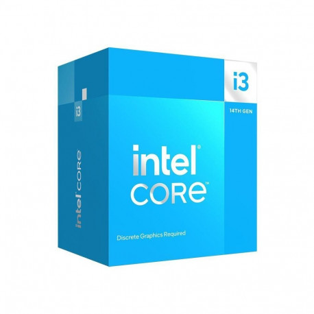 Intel CPU||Desktop|Core i3|i3-14100F|Raptor Lake|3500 MHz|Cores 4|12MB|Socket LGA1700|58 Watts|BOX|B