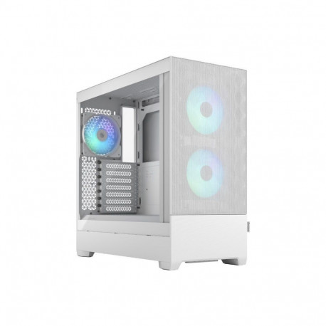 Fractal Design Pop Air RGB White TG Clear Tint, ATX, mATX, Mini ITX, Power supply included No