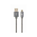 Gembird CABLE USB2 TO MICRO-USB 2M/CC-USB2S-AMMBM-2M-BG