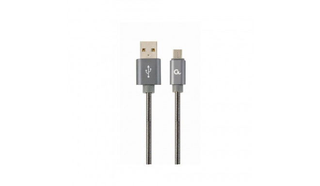 Gembird CABLE USB2 TO MICRO-USB 2M/CC-USB2S-AMMBM-2M-BG