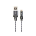 Gembird CABLE USB2 TO MICRO-USB 2M/CC-USB2B-AMMBM-2M-WB2