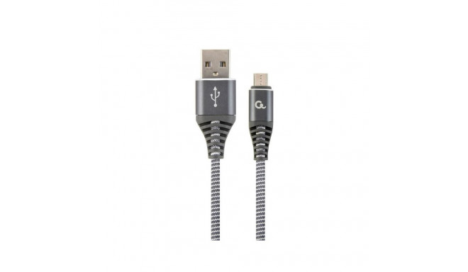 Gembird CABLE USB2 TO MICRO-USB 2M/CC-USB2B-AMMBM-2M-WB2