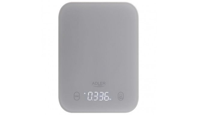 Adler Kitchen Scale | AD 3181g | Graduation 1 g | Display type LED | Grey