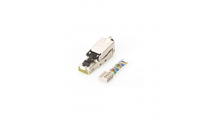Digitus | CAT 6A Field Termination Plug, STP with dust cap, Bend relief | DN-93631