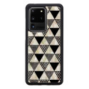 Ikins Samsung case for Samsung Galaxy S20 Ultra pyramid black