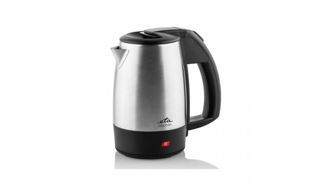 ETA Kettle 618890010 Holiday Electric, 1000 W, 0.5 L, Stainless steel, Black/Stainless steel