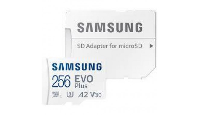 Samsung MEMORY MICRO SDXC EVO+ 256GB/V30 W/A MB-MC256SA/EU