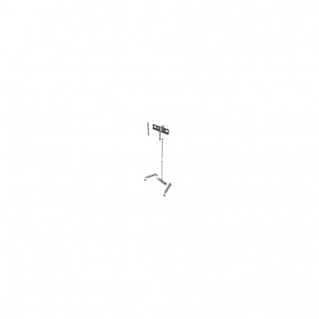 EDBAK Flat Screen Trolley for One Screen Floor stand, TR5E, 42-65 ", Trolleys&Stands, Maximum we
