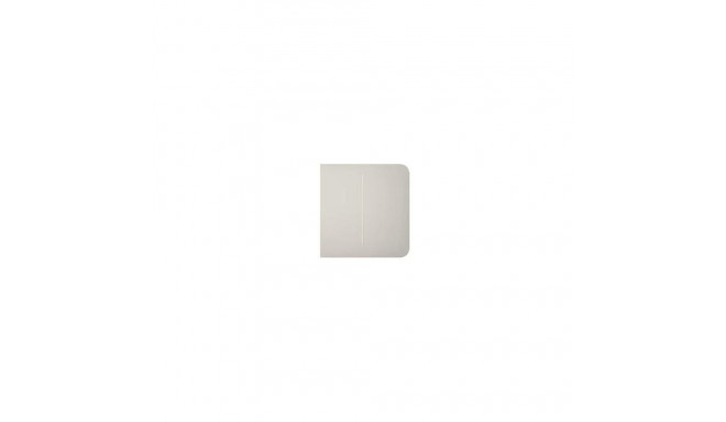 AJAX SMART SIDEBUTTON 2GANG/OYSTER 46026