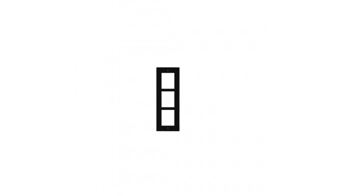 2N ENTRY PANEL 3MOD. FLUSH FRAME/BLACK/ IP VERSO 9155013B