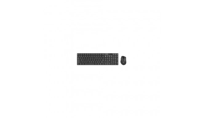 Natec Keyboard and Mouse Stringray 2in1 Bundle Keyboard and Mouse Set, Wireless, US, Black
