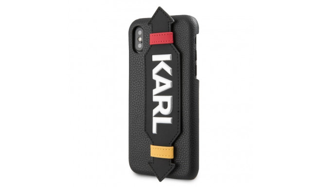 Karl Lagerfeld Apple iPhone X/XS PU Case With Strap Black